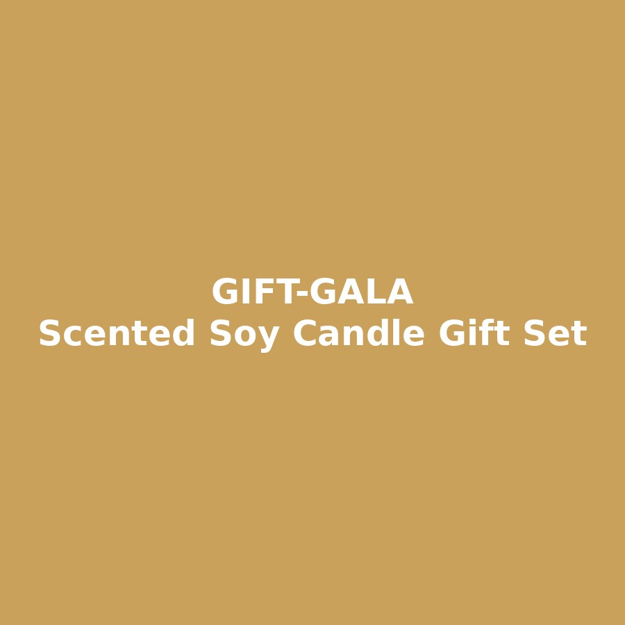 Scented Soy Candle Gift Set